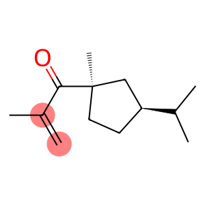 2-Propen-1-one,2-methyl-1-[(1R,3S)-1-methyl-3-(1-methylethyl)cyclopentyl]-(9CI)