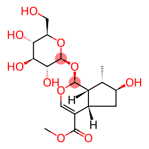 Cyclopenta[c]pyran-4-carboxylic acid, 1-(β-D-glucopyranosyloxy)-1,4a,5,6,7,7a-hexahydro-6-hydroxy-7-methyl-, methyl ester, (1S,4aS,6S,7S,7aS)-