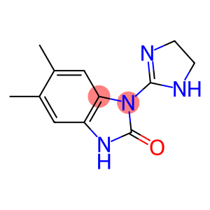 2H-Benzimidazol-2-one,1-(4,5-dihydro-1H-imidazol-2-yl)-1,3-dihydro-5,6-dimethyl-(9CI)