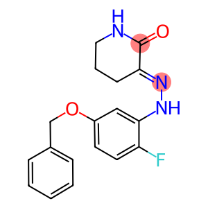 2,3-piperidinedione 3-{[5-(benzyloxy)-2-fluorophenyl]hydrazone}