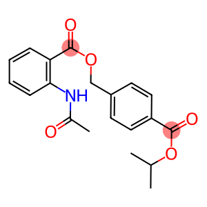 4-(isopropoxycarbonyl)benzyl 2-(acetylamino)benzoate