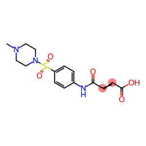 (2E)-4-({4-[(4-methylpiperazin-1-yl)sulfonyl]phenyl}amino)-4-oxobut-2-enoic acid