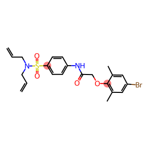 2-(4-bromo-2,6-dimethylphenoxy)-N-{4-[(diallylamino)sulfonyl]phenyl}acetamide