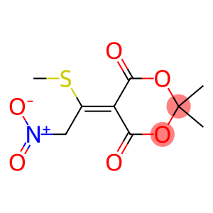 5-[2-nitro-1-(methylsulfanyl)ethylidene]-2,2-dimethyl-1,3-dioxane-4,6-dione