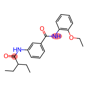 N-(2-ethoxyphenyl)-3-[(2-ethylbutanoyl)amino]benzamide