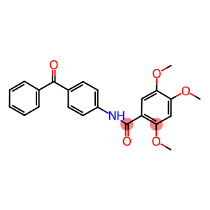 N-(4-benzoylphenyl)-2,4,5-trimethoxybenzamide