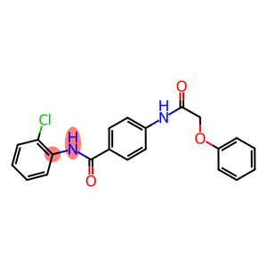 N-(2-chlorophenyl)-4-[(phenoxyacetyl)amino]benzamide