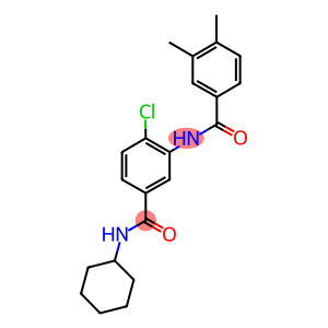 4-chloro-N-cyclohexyl-3-[(3,4-dimethylbenzoyl)amino]benzamide