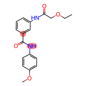 3-[(ethoxyacetyl)amino]-N-(4-methoxyphenyl)benzamide