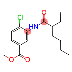 methyl 4-chloro-3-[(2-ethylhexanoyl)amino]benzoate