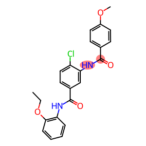 4-chloro-N-(2-ethoxyphenyl)-3-[(4-methoxybenzoyl)amino]benzamide