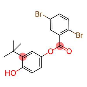 3-tert-butyl-4-hydroxyphenyl 2,5-dibromobenzoate