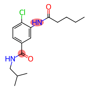 4-chloro-N-isobutyl-3-(pentanoylamino)benzamide