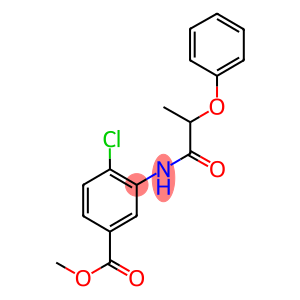 methyl 4-chloro-3-[(2-phenoxypropanoyl)amino]benzoate