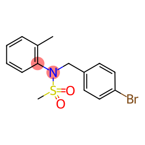 N-(4-bromobenzyl)-N-(2-methylphenyl)methanesulfonamide