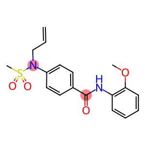 4-[allyl(methylsulfonyl)amino]-N-(2-methoxyphenyl)benzamide