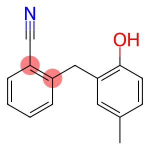 Benzonitrile, 2-[(2-hydroxy-5-methylphenyl)methyl]- (9CI)