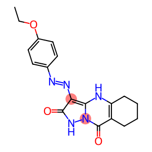 3-[(4-ethoxyphenyl)diazenyl]-5,6,7,8-tetrahydropyrazolo[5,1-b]quinazoline-2,9(1H,4H)-dione