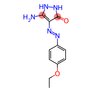 5-amino-4-[(4-ethoxyphenyl)diazenyl]-1,2-dihydro-3H-pyrazol-3-one