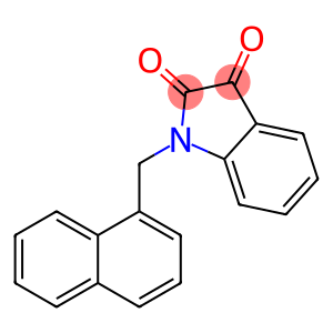 1H-indole-2,3-dione, 1-(1-naphthalenylmethyl)-