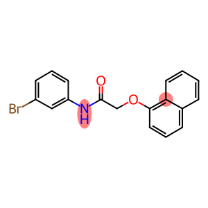 N-(3-bromophenyl)-2-(1-naphthyloxy)acetamide