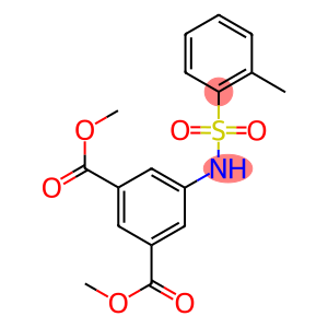 dimethyl 5-{[(2-methylphenyl)sulfonyl]amino}isophthalate