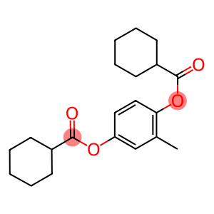 4-[(cyclohexylcarbonyl)oxy]-2-methylphenyl cyclohexanecarboxylate