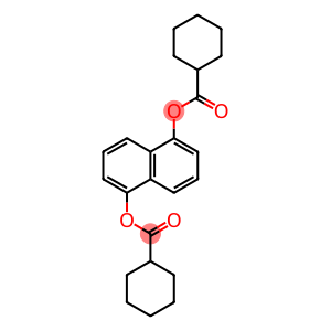 5-[(cyclohexylcarbonyl)oxy]-1-naphthyl cyclohexanecarboxylate