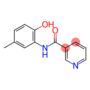 3-Pyridinecarboxamide, N-(2-hydroxy-5-methylphenyl)-