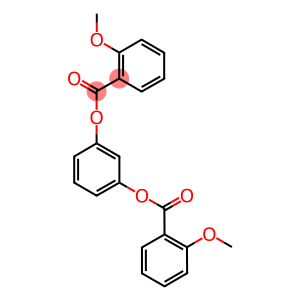 3-[(2-methoxybenzoyl)oxy]phenyl 2-methoxybenzoate