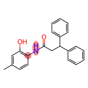 N-(2-hydroxy-4-methylphenyl)-3,3-diphenylpropanamide