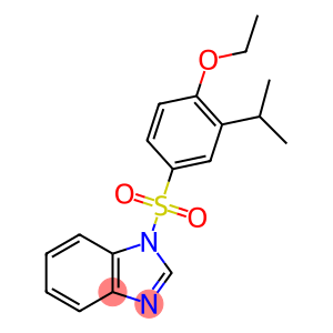 4-(1H-benzimidazol-1-ylsulfonyl)-2-isopropylphenyl ethyl ether