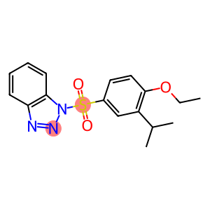 4-(1H-1,2,3-benzotriazol-1-ylsulfonyl)-2-isopropylphenyl ethyl ether