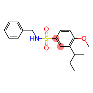 N-benzyl-3-sec-butyl-4-methoxybenzenesulfonamide