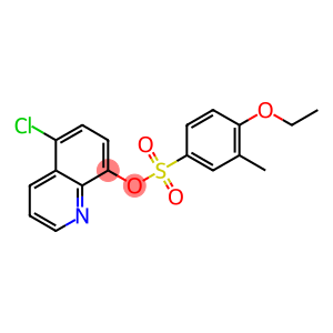 5-chloro-8-quinolinyl 4-ethoxy-3-methylbenzenesulfonate