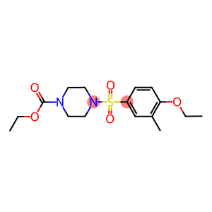 ethyl 4-[(4-ethoxy-3-methylphenyl)sulfonyl]-1-piperazinecarboxylate