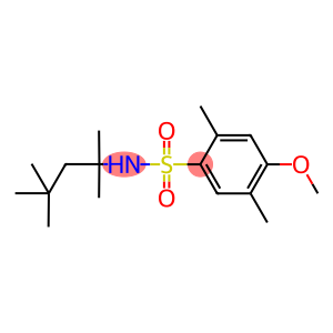 4-methoxy-2,5-dimethyl-N-(1,1,3,3-tetramethylbutyl)benzenesulfonamide