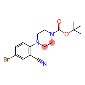 1-Piperazinecarboxylic acid, 4-(4-bromo-2-cyanophenyl)-, 1,1-dimethylethyl ester
