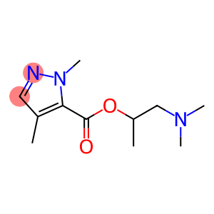 1H-Pyrazole-5-carboxylic acid, 1,4-dimethyl-, 2-(dimethylamino)-1-methylethyl ester