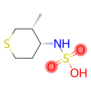 Sulfamic acid, (tetrahydro-3-methyl-2H-thiopyran-4-yl)-, cis- (9CI)