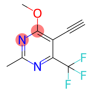 Pyrimidine, 5-ethynyl-4-methoxy-2-methyl-6-(trifluoromethyl)- (9CI)