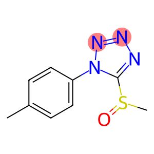 1H-Tetrazole,1-(4-methylphenyl)-5-(methylsulfinyl)-(9CI)