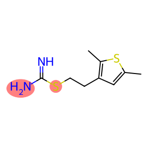 Carbamimidothioic acid, 2-(2,5-dimethyl-3-thienyl)ethyl ester (9CI)