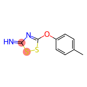 3H-1,2,4-Dithiazol-3-imine,5-(4-methylphenoxy)-(9CI)