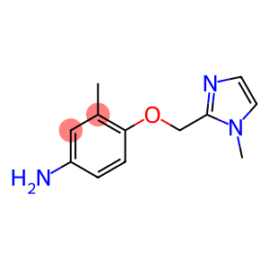 Benzenamine, 3-methyl-4-[(1-methyl-1H-imidazol-2-yl)methoxy]- (9CI)