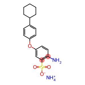 2-Amino-5-(4-cyclohexylphenoxy)benzenesulfonic acid ammonium salt