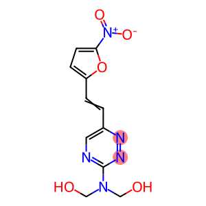 3-Bis(hydroxymethyl)amino-6-[2-(5-nitro-2-furyl)vinyl]-1,2,4-triazine