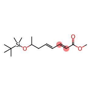 2,4-Octadienoic acid, 7-(t-butyldimethylsilyloxy)-, methyl ester (E,E) -