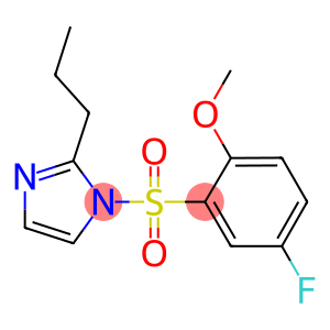 1-[(5-fluoro-2-methoxyphenyl)sulfonyl]-2-propyl-1H-imidazole