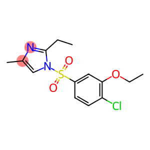 2-chloro-5-[(2-ethyl-4-methyl-1H-imidazol-1-yl)sulfonyl]phenyl ethyl ether